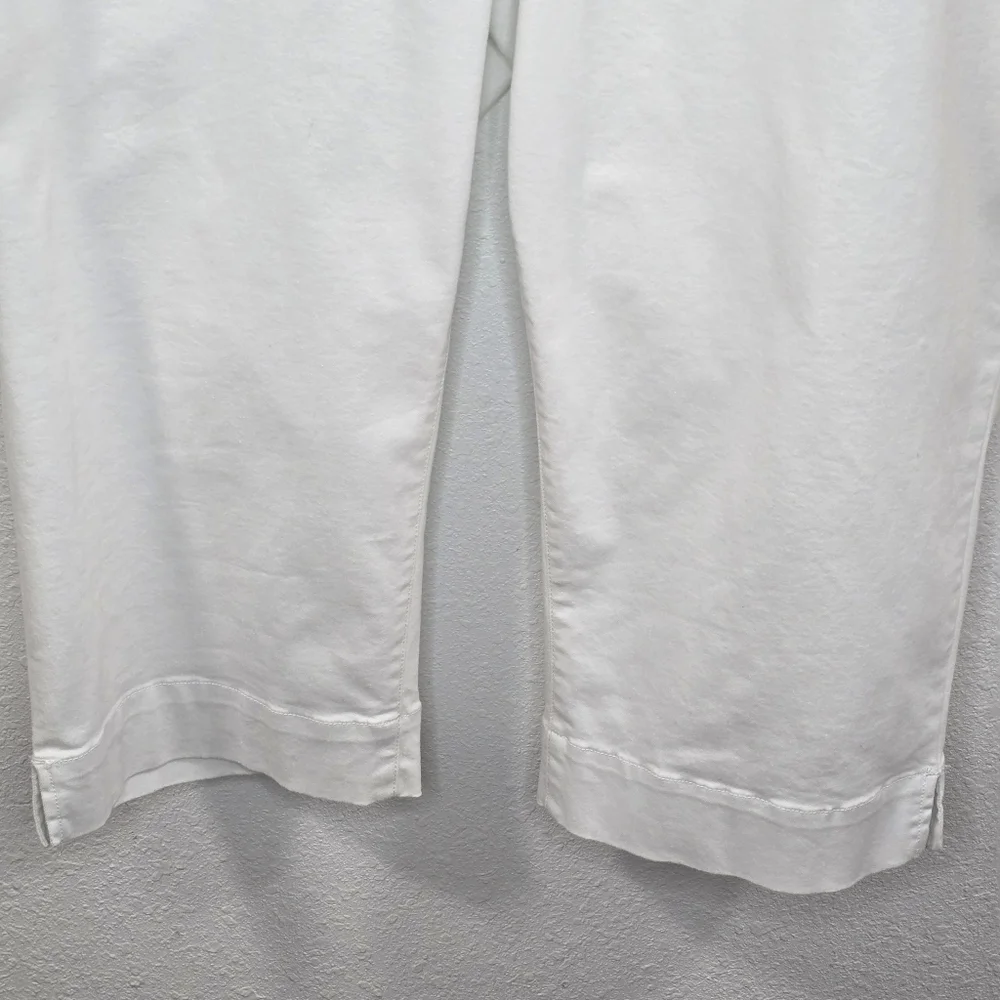 Westbound Womens  High Rise Skinni White Summer Cropped Pants  Size 24W - Picture 3 of 16